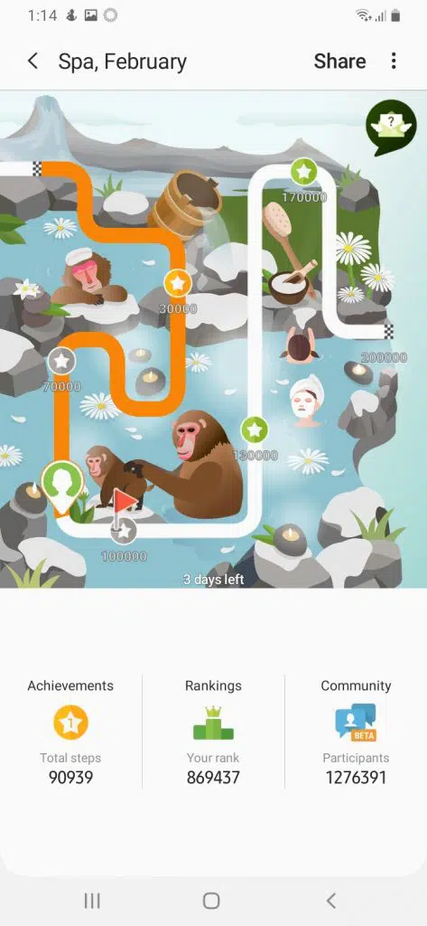 Samsung Health App Global Challenge Spa in February Looks Questionable Screenshot 20200226 011418 Samsung Health